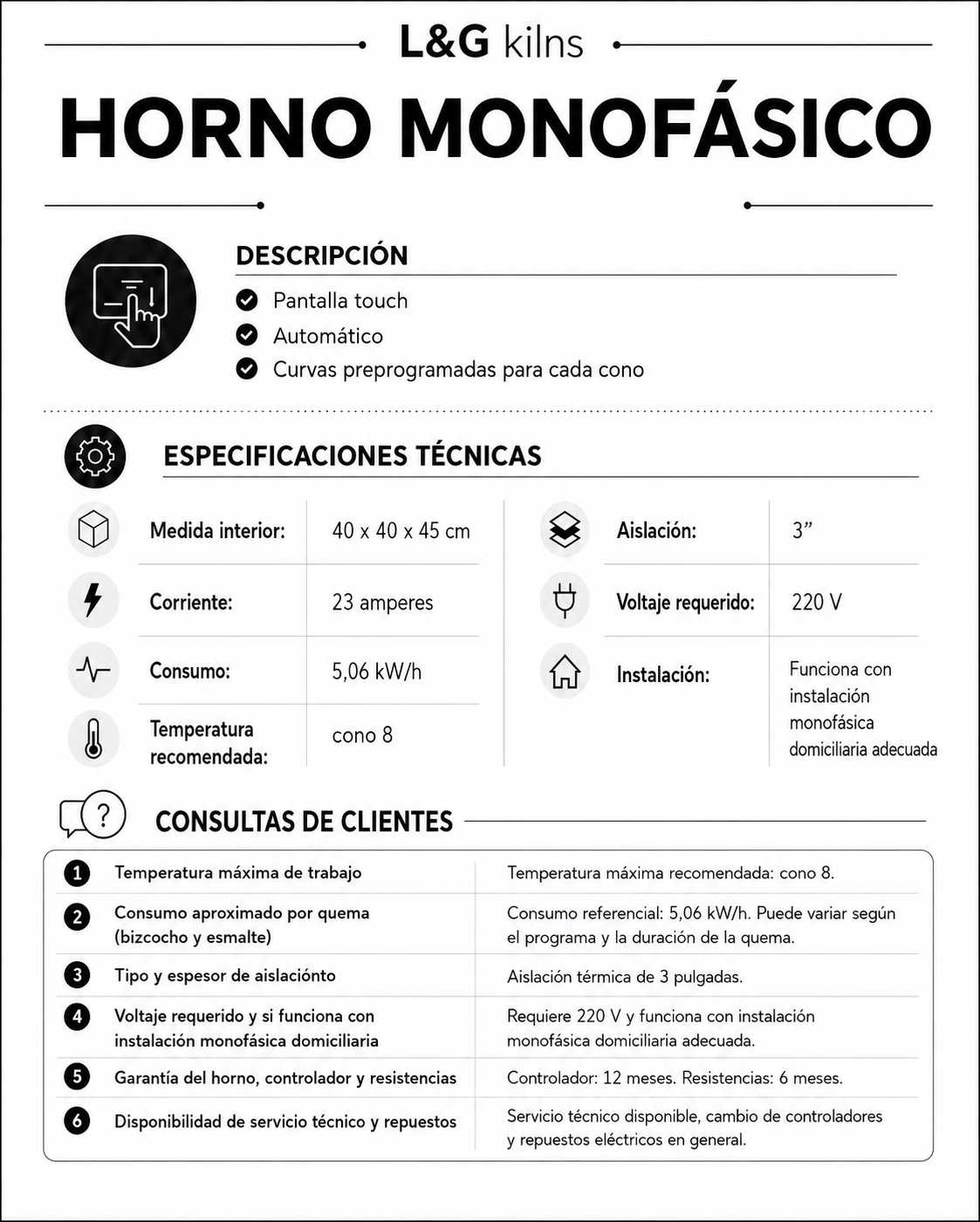HORNO CERÁMICO STUDIO